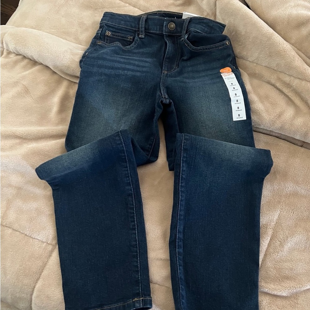 Jumping Beans Stretch Denim Jeans - Dark Blue